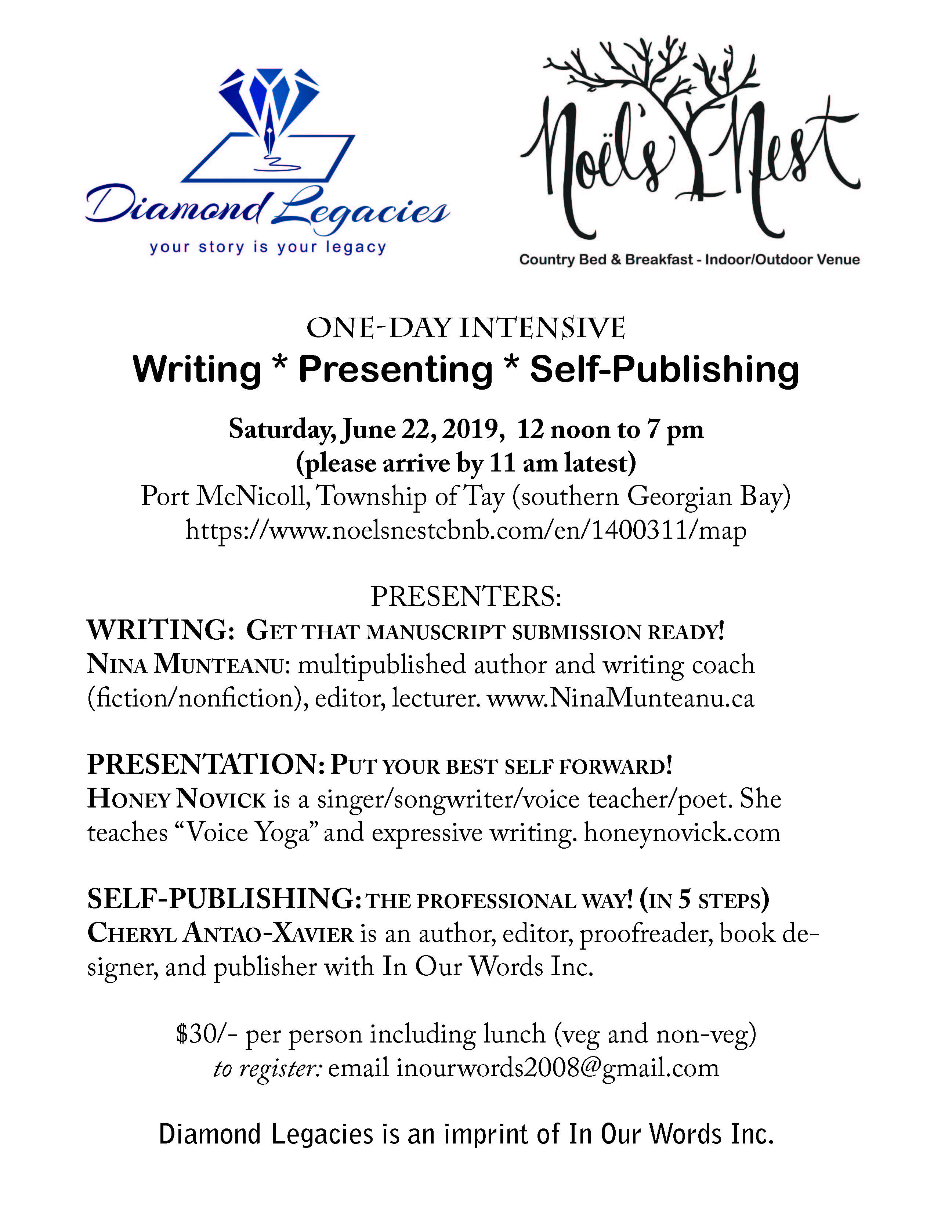 Writing intensive June 22, 2019