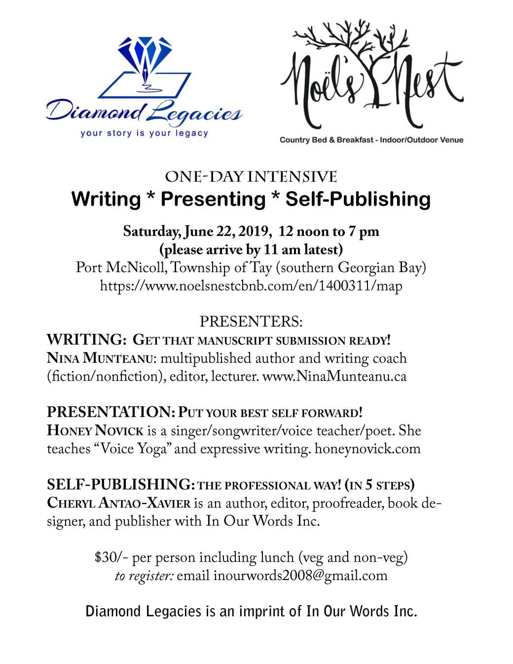 Writing intensive June 22, 2019