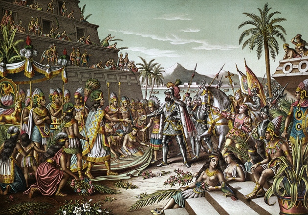 Aztecs and Spaniards